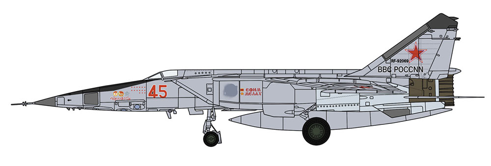 1/72　ミグ25RBT フォックスバット"ロシア空軍"