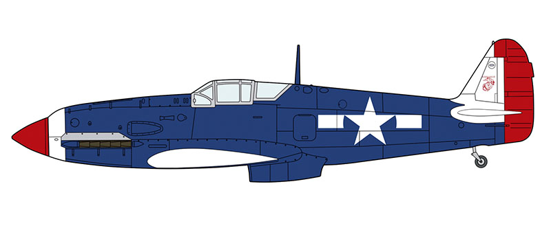 1/48　川崎 キ61 三式戦闘機 飛燕 I型 丁 “アメリカ軍鹵獲機”