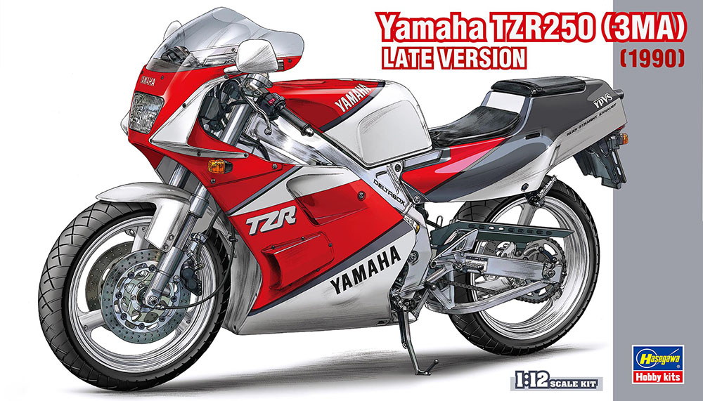 1/12 ヤマハ TZR250 (3MA) 後期型 (1990) 1/12 ヤマハ TZR250 (3MA) 後期型 (1990)
