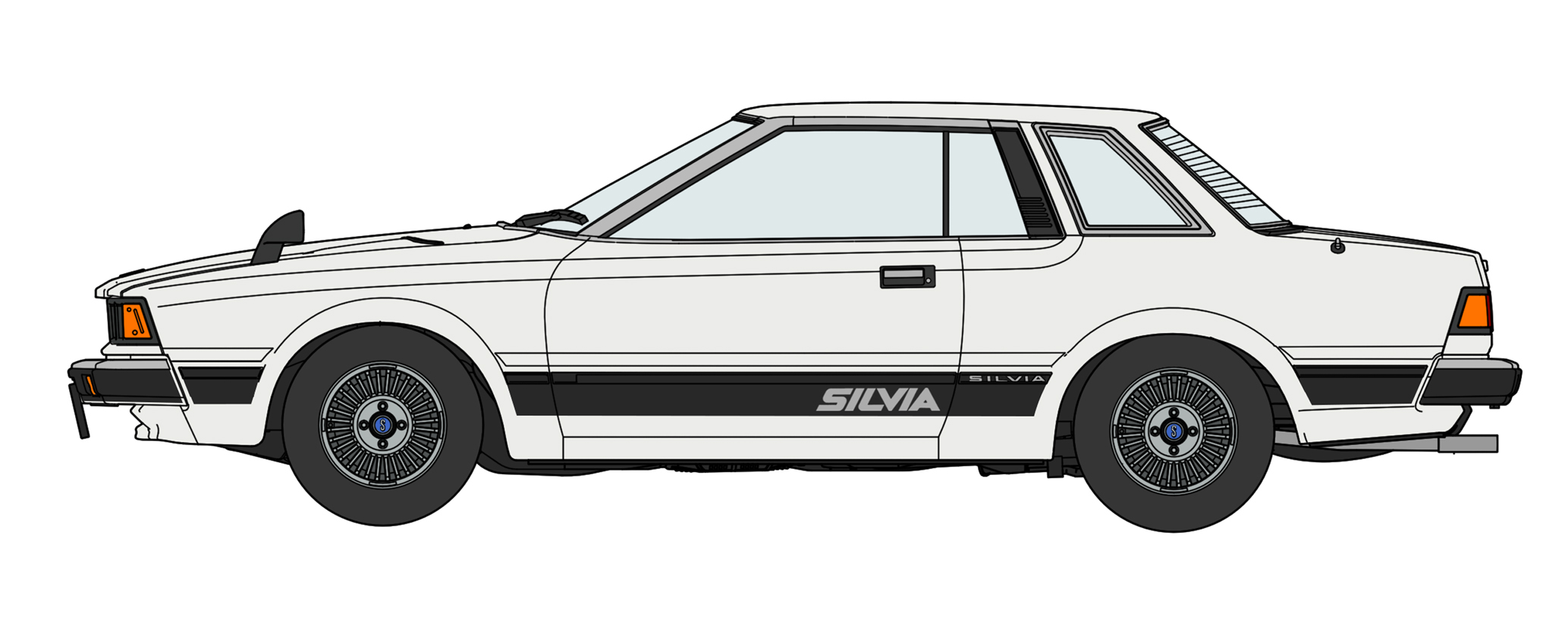 【予約する】　1/24　ニッサン シルビア（S110）前期型 HT 2000ZSE-X（1979）