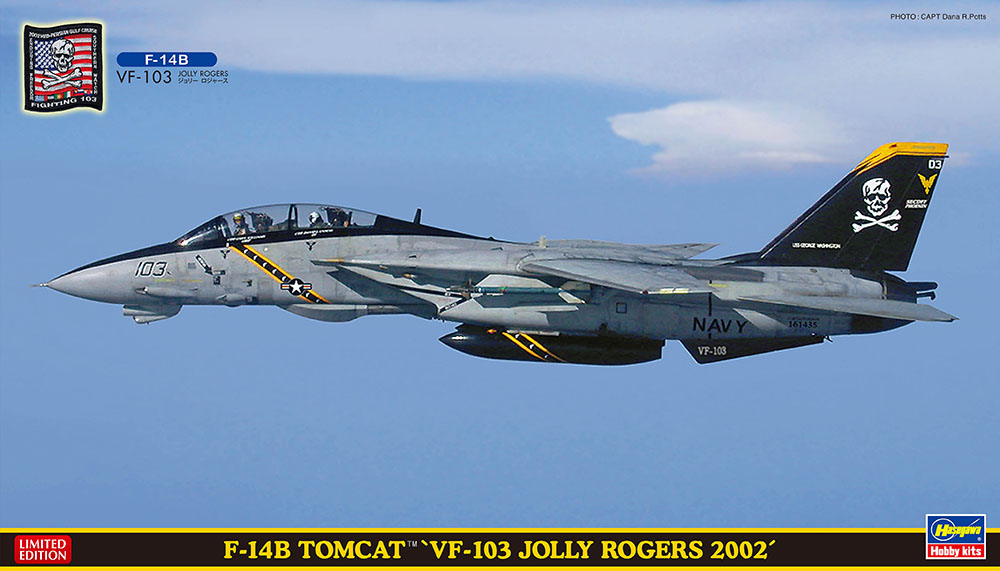 1/72　F-14B トムキャット “VF-103 ジョリー ロジャース 2002” - ウインドウを閉じる