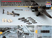 1/48　ドイツ空軍 パイロット & 装備品セット W.W.II