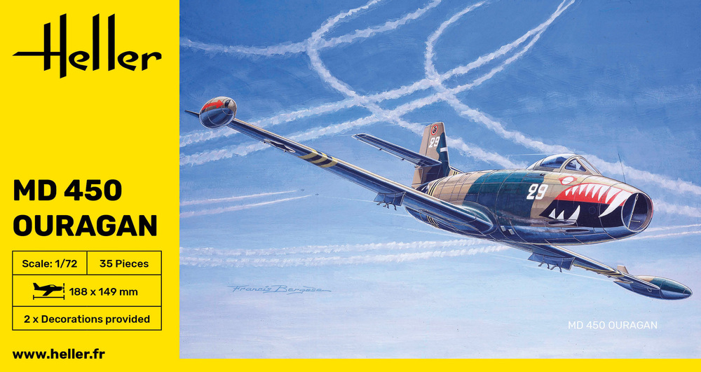 1/72 フランス空軍 MD450 ウーラガン 戦闘爆撃機 1/72 フランス空軍 MD450 ウーラガン 戦闘爆撃機