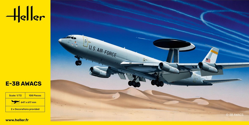 1/72 アメリカ軍 早期警戒管制機 E-3B AWACS セントリー