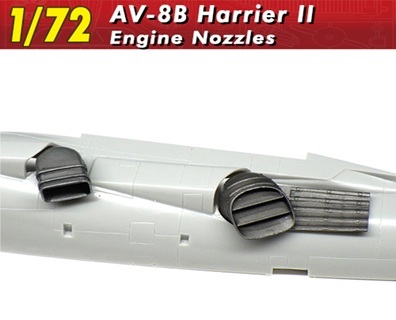 1/72 AV-8Bハリアー2 エンジンノズル 1/72 AV-8Bハリアー2 エンジンノズル