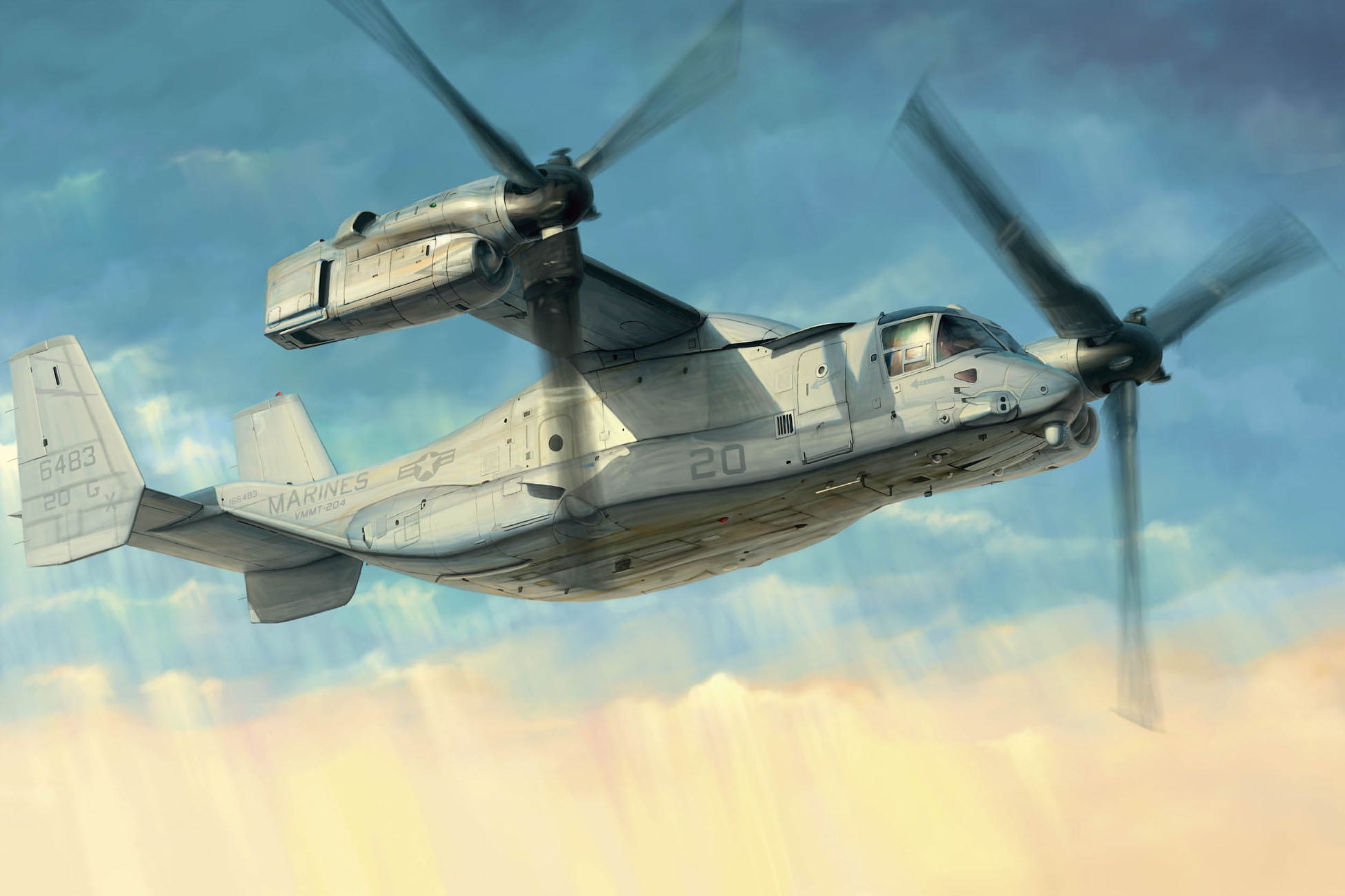 【予約する】　1/48　MV-22 オスプレイ