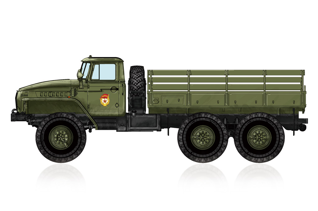 1/72　ロシア URAL-4320 軍用トラック