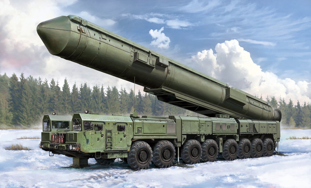 1/72　ロシア RS-12M1 大陸間弾道ミサイル トーポリM