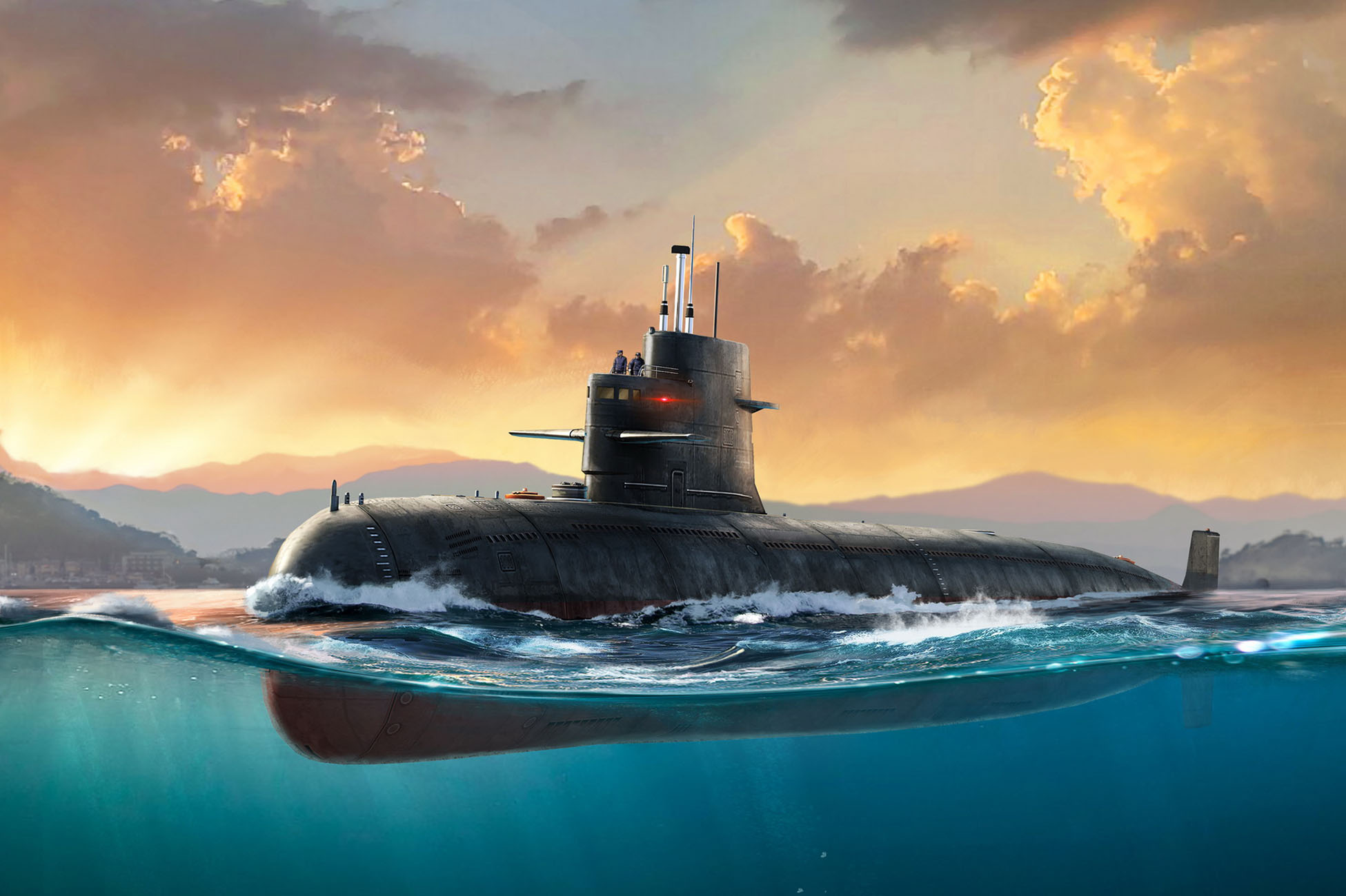 1/350　中国海軍 039型（宋型）潜水艦