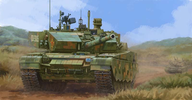 1/35　中国陸軍 99式戦車 演習装備仕様