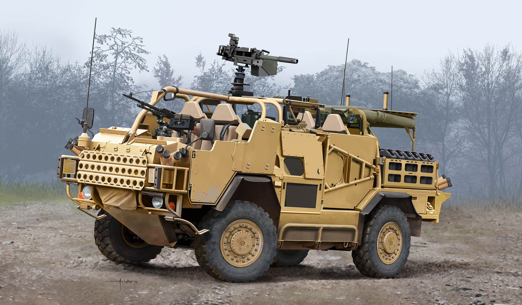 【予約する】 1/35 イギリス ジャッカル1 高機動装甲車 【予約する】 1/35 イギリス ジャッカル1 高機動装甲車