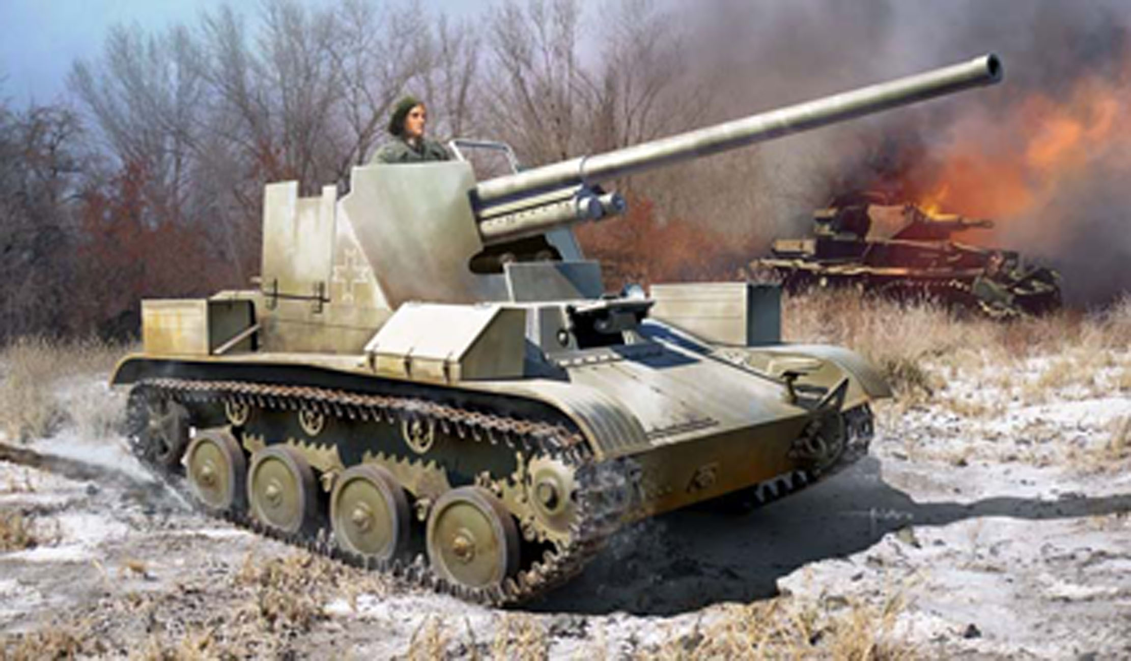 1/35　ルーマニア TACAM T-60 自走砲