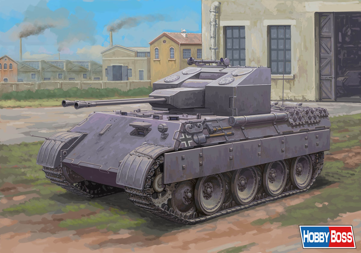 1/48 ドイツ V号対空戦車 フラックパンサー A型  1/48 ドイツ V号対空戦車 フラックパンサー A型