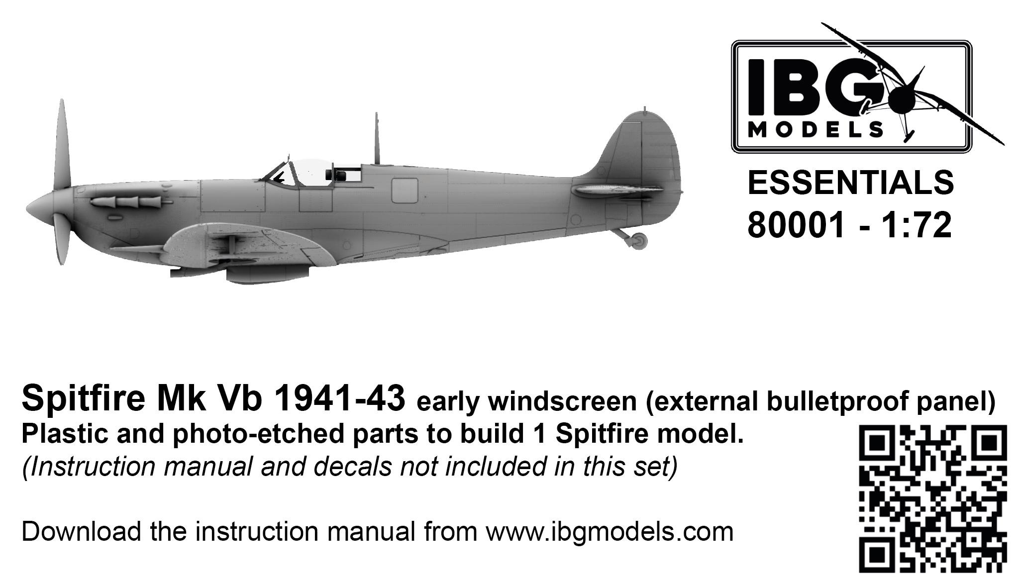 【予約する】 1/72 スピットファイア Mk.Vb 1941~1943年 (初期風防) エッセンシャルエディション 【予約する】 1/72 スピットファイア Mk.Vb 1941~1943年 (初期風防) エッセンシャルエディション