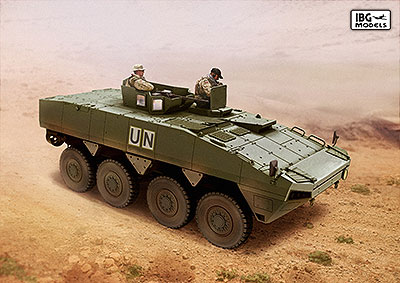 1/35　ポ・ロソマク装輪装甲車OSS-M小型砲塔・平和維持部隊用