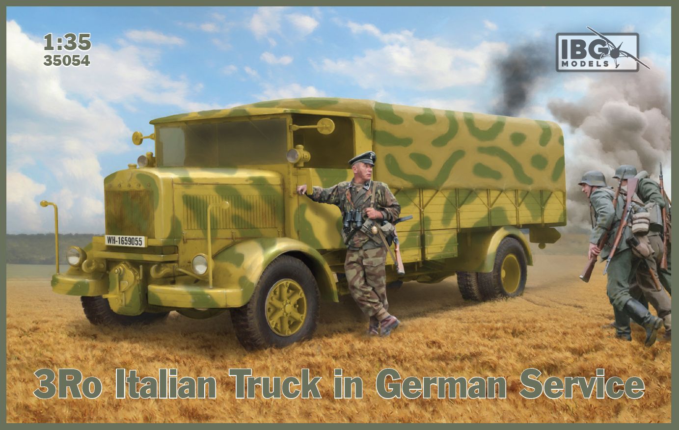 1/35　伊・ランチャア3Ro重トラック・カーゴタイプ・ドイツ軍仕様