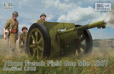 1/35　仏・75mmシュナイダーM.1897野砲・1938年型