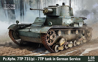 1/35　 独・Pz.Kpfw. 7TP 731(p)37mm砲鹵獲戦車・インテリア付