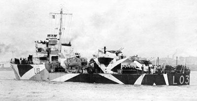 1/700　英ハントII級護衛駆逐艦・バズワースL03・英海軍1941-42年