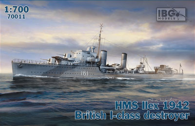 1/700　英・I級駆逐艦・アイレックスD-61・英海軍1942年 - ウインドウを閉じる
