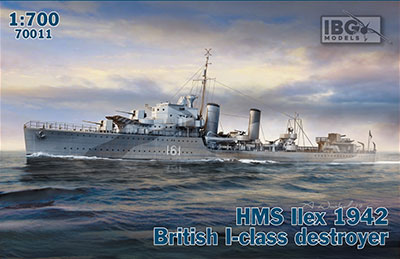 【予約する】 1/700 英・I級駆逐艦・アイレックスD-61・英海軍1942年 【予約する】 1/700 英・I級駆逐艦・アイレックスD-61・英海軍1942年
