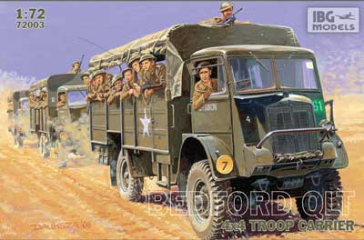 1/72　英・ベッドフォードQLT3tonトラック4x4兵員輸送タイプ