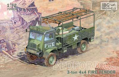 1/72　英・ベッドフォードQL3tonトラック4x4軍用消防車タイプ