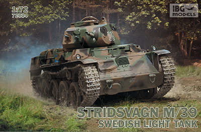 1/72　ツヴァグンM39スウェーデン軽戦車