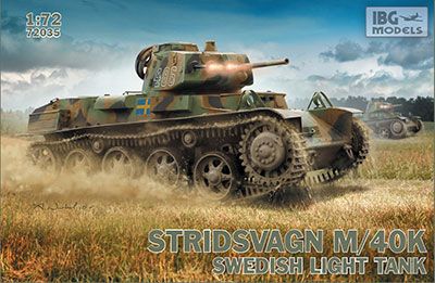 1/72　ストリッツヴァグンM40/Kスウェーデン軽戦車