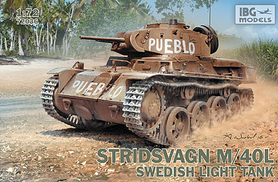 1/72　ストリッツヴァグンM40/Lスウェーデン軽戦車