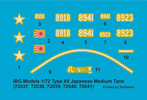 1/72　日本陸軍八九式中戦車甲型後期 - ウインドウを閉じる