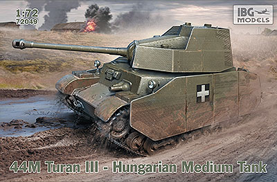 1/72　ハンガリー・44MトゥランIII 中戦車・長砲身75mm砲型