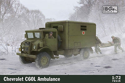 1/72　英・シボレーC60Lキャブ13野戦救急車
