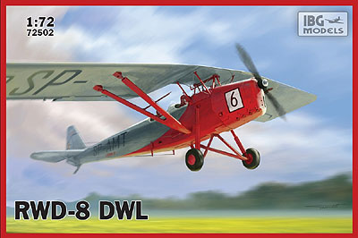 1/72　ポーランド複座練習機RWD-８ DWL民間タイプ