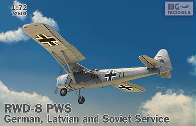 1/72　ポーランド複座練習機RWD-８ PWS・ドイツ・ラトビア・ソ連軍仕様