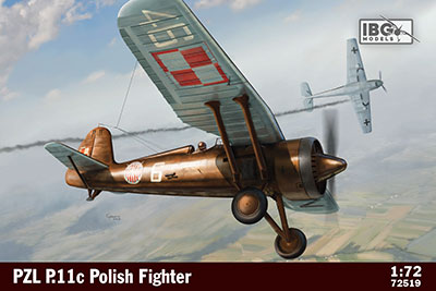 1/72　ポーランドPZL P.11c・ガル翼戦闘機 - ウインドウを閉じる