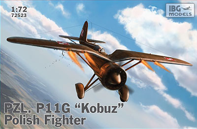 1/72　ポーランドPZL P.11G・ガル翼戦闘機コブス（隼） - ウインドウを閉じる