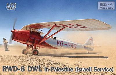 1/72　ポーランド複座練習機RWD-８・パレスチナ・イスラエル仕様 - ウインドウを閉じる