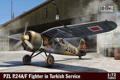 1/72　ポ・PZL P.24A/F・ガル翼戦闘機・トルコ軍仕様