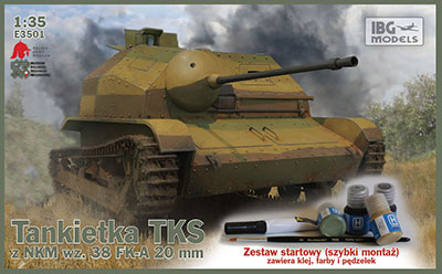 1/35 ポ・TKS小型戦車20mm砲搭載型イージー+塗料付き 1/35 ポ・TKS小型戦車20mm砲搭載型イージー+塗料付き