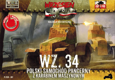 1/72　ポ・WZ34小型４輪装甲車ＭＧ搭載型