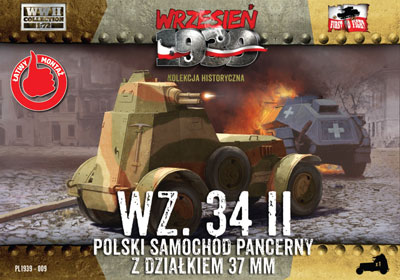 1/72　ポ・WZ34II小型４輪装甲車37mm砲搭載型