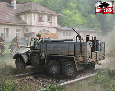 1/72　独・クルッププロッツKfz.70兵員輸送車