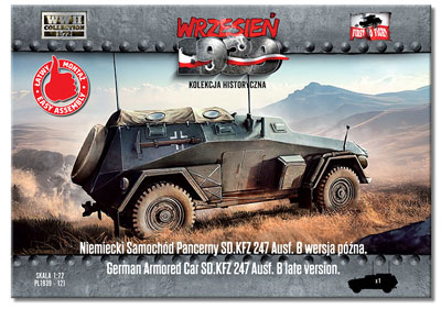 1/72 独・sd.kfz247Ausf.B4輪装甲指揮車・後期型 1/72 独・sd.kfz247Ausf.B4輪装甲指揮車・後期型