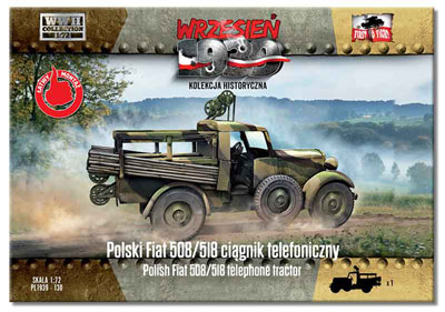 【予約する】 1/72 ポ・ポリスキーフィアット508/518通信線敷設トラクター 【予約する】 1/72 ポ・ポリスキーフィアット508/518通信線敷設トラクター