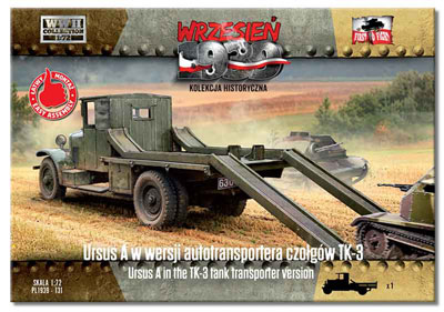 【予約する】 1/72 ポ・ウルススAトラックTK3軽戦車用運搬仕様 【予約する】 1/72 ポ・ウルススAトラックTK3軽戦車用運搬仕様
