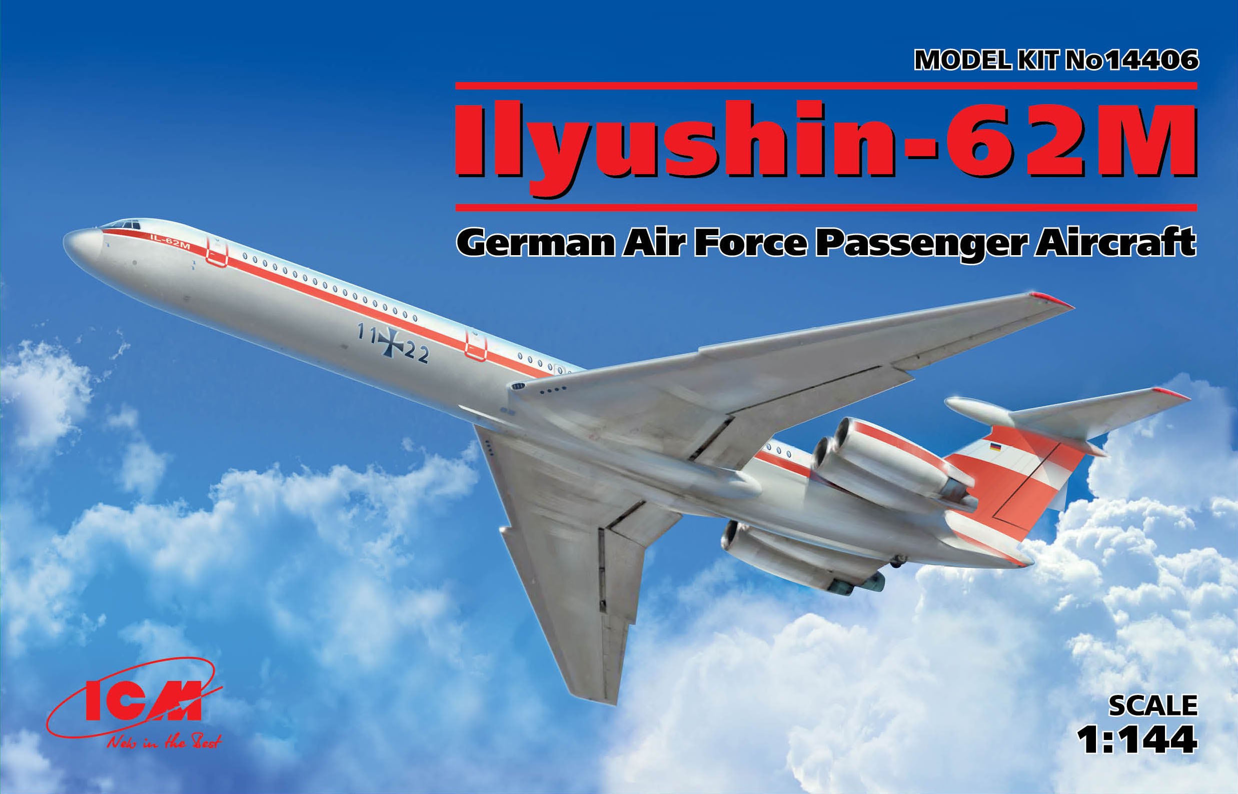 1/144　イリューシン Ilyushin-62M ドイツ空軍