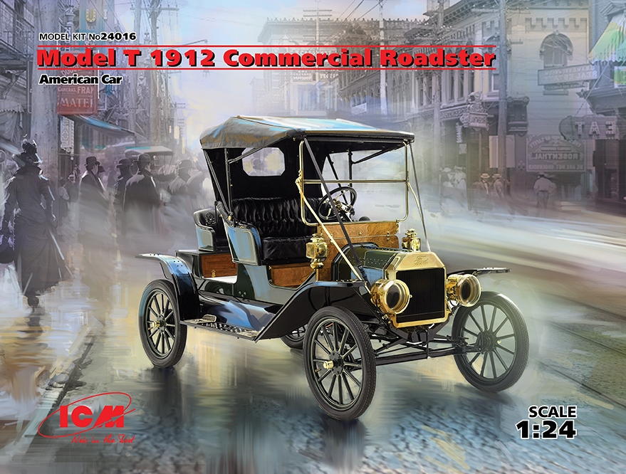 1/24 T型フォード 1912 ロードスター 量産型 1/24 T型フォード 1912 ロードスター 量産型