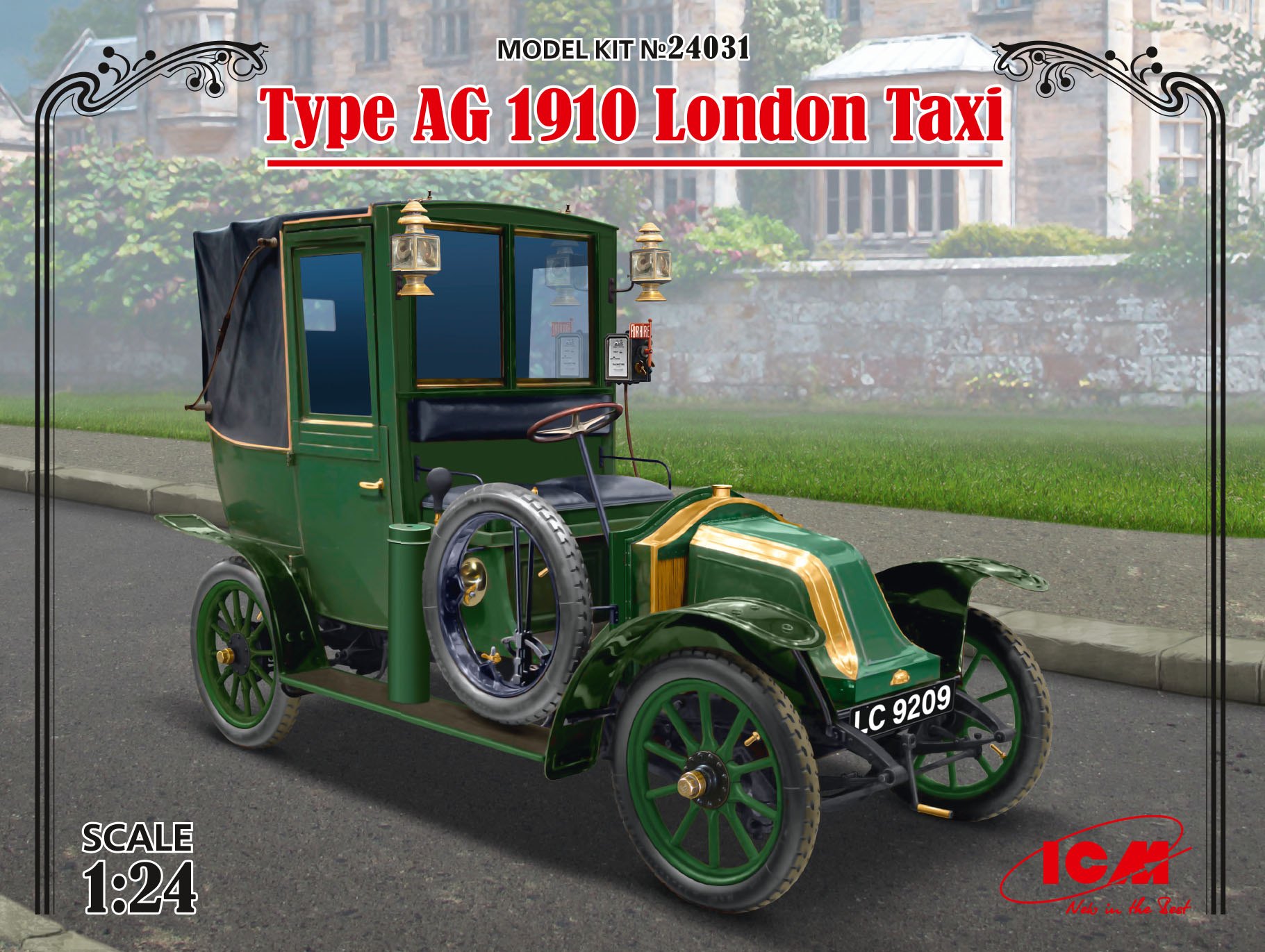 1/24　ルノー タイプ AG 1910年 ロンドンタクシー　