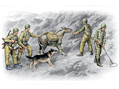1/35　現用　ソビエト工兵 w/ラバ&軍用犬 （1979-88）
